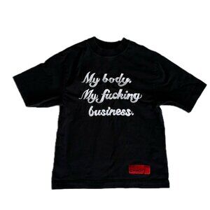 CHNGE My Body My Business Tee Black Size Small
